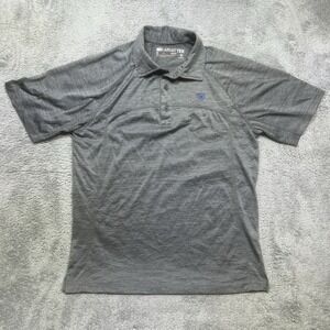 Ariat  Polo‎ Shirt Mens S Gray Short Sleeve AriatTek Heat Series Outdoor Riding